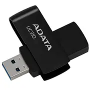 ADATA UC310 Swivel USB3.2 Flash Drive - 64GB - Black [UC310-64G-RBK]