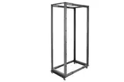 StarTech.com 4-Post 42U Mobile Open Frame Server Rack, 19" Network Rack with Casters, Rolling Rack for Computer/AV/Data/IT Equip