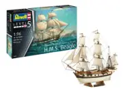 Model Ship Mounted Model Kit Assembly H.M.S.Beagle DARWIN'S Histo
