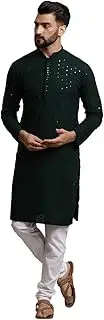 [Sojanya] (Since 1958, Men's Pure Cotton Sequence Kurta & Pyjama Set