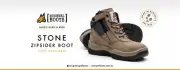 Mongrel Work Boots Australian Made Since 1930 Style 261060 Stone colour Size3-14