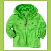 NWT Infant Boys 18-24 mo Gymboree “PLANET COOL” Green Lightweight HOODED JACKET
