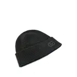 [Gucci] Gucci Ribbed Logo Beanie M GREY