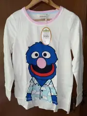BNWT Peter Alexander Sesame Street Women’s Long Sleeve Top Sz XS RRP $79.95