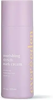 Evereden Nourishing Stretch Mark Cream (4 fl.oz): Clean & Vegan Stretch Mark Cream for Pregnancy and Postpartum | Pregnancy Stretch Mark Prevention | Rich in Vitamins & Minerals