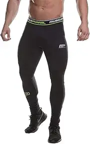 [MusclePharm] Men's Gym Workout Training Running Sports Compression Base Layer Leggings Pants