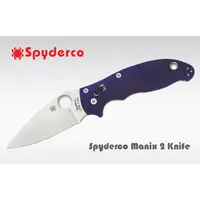 在飛比找蝦皮購物優惠-【angel 精品館 】Spyderco Manix 2 深