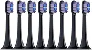 NWHEJIRM 4/8PCS Replacement Brush Heads Compatible For XIAOMI MIJIA T700 Sonic Electric Toothbrush Dupont Bristle With Caps Sealed Pack(8 PCS purple)