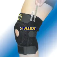 在飛比找樂天市場購物網優惠-【ALEX】調整型雙側條護膝(只)F/加大版 #T-24