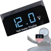 12V Voltage Meter - Led Display Voltmeter, Waterproof Voltage Gauge, Car Digital Tester | High-Precision Reader with Clear LED Screen, Waterproof Voltmeter Display Tool Ideal for Cars, Motorcy