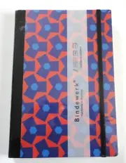 New Sealed Bindewerk Germany Emilio Notebook Sketchbook Blue Red Geometric Cover