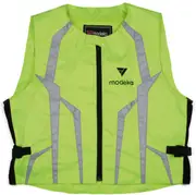 Modeka 1670, reflective vest , color: Black/Neon-Yellow , size: L