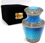 Ocean Tranquility Cremation Urn for Ashes Adult Male - Beautifully Handcrafted Decorative Urns & Personalized Cremation Urn for Ashes for Women