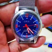 在飛比找Yahoo!奇摩拍賣優惠-收藏中古美品 .真品ORIS手上鍊機械腕錶.個人收藏賠錢釋出
