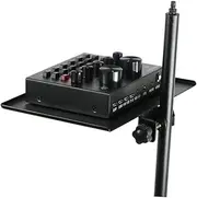 Sosoport Clip Microphone Stand Tray Accessory Rack for Sound Card Display for Stage Internet Bar and Broadcast Easy to Clean and Use