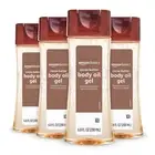 Body Oil Gel with Cocoa Butter, 6.8 Fl Oz (Pack of 4) (Previously Solimo)