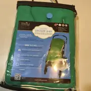 Tivoli Couture Luxury Memory Foam Stroller Liner, green Terry