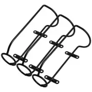 3 Pcs Bar Cafe Wall Mount Display Rack Mounted Wine Racks for Bottles