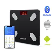 Wireless Bluetooth Smart Scale Weight Tracker Fitness BMI Monitor - Black 918BT2