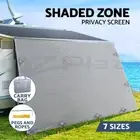 Caravan Privacy Screens Roll Out Awning 3.4M-5.2M End Wall Side Sun Shade 1.95m