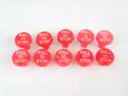 10 x Stop Cable Knob Red For Massey Ferguson TEF Tractor 20 165 240 290 65 FE35