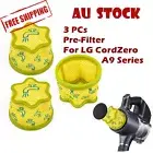 3x Pre Filter for LG CordZero A9 Stick Vacuum Replacement Filters A9K A9S A9N AU