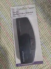 RadioShack: Audio Video Selector 2 input 1 output No.15-1952, Black
