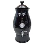 Hand Crafted Ceramic Bench Top Water Purifier with cartridge in Browny Black