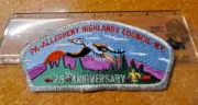 BSA Allegheny Highlands Council NY & PA CSP SA-15 "25th Anniv." {ww}