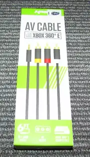 KMD Xbox 360 E Slim Composite AV TV Cable Brand New / Fast Shipping