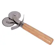 Avanti Dual Pastry Straight/Crinkle Dough Cutting Wheel Kitchen Baking Accessory