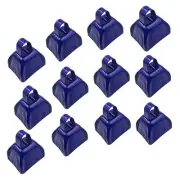 10 Pack Metal Cowbell with Handle Noise Maker for Sporting Events Cheering8538