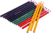 BEBEMOKO Smooth Writing 15pcs Fabric Craft Pencils No Sharpening Needed Wax Crayons for Drawing Versatile for Arts Crafts