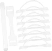 Cabilock 100sets Grab Handles for Cardboard Boxes Easy Lifting Accessory for Cartons Boxes and Moving Supplies Transparent Design