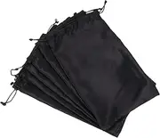 SOESFOUFU Wig Storage Bags Set 6pcs Extension Pouches Drawstrings Travel Carrying Bag