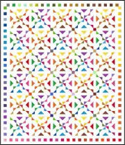 WHIMSY - 101" x 87" - Pre-cut Quilt Kit by Quilt-Addicts King Single*