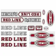 Redline MXII early font decal set - Old school bmx