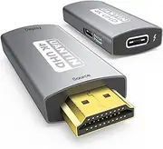 UANTIN HDMI to USB C Adapter (4K 60Hz) Uni-Directional HDMI (Source) to USB-C (Display) Adapter Male to Female for XR/AR Glasses XREAL One/Air 2 Pro,RayNeo Air 2s,PS5,Portable Monitors
