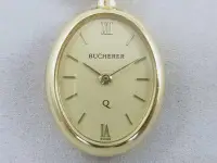 在飛比找Yahoo!奇摩拍賣優惠-【BUCHERER】BUCHERER 寶齊萊 金面鍍金 石英