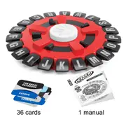 GGP 2 Pcs Red Tapple Words Game - Fun & Interactive Letter Board Family Game - Educational Word Challenge For Kids & Adults
