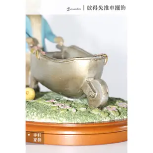 【現貨】Peter Rabbit 彼得兔推車擺飾 波麗娃娃 工藝品｜居家庭院裝飾 品牌收藏 。宇軒家居生活館。