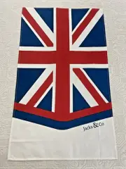 Jacks & Co Cotton Tea Towel Union Jack Pattern Kitchen England Flag UK Art Gift