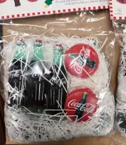 Vintage COCA-COLA Bottle Caps & Bottles String 10-Light SET 14Ft Coke NEW 2 sets