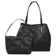 Guess Women's Vikky 2-in-1 Tote Bag Black Logo