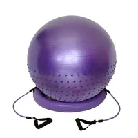 在飛比找i郵購優惠-韻律健身瑜珈生產球組~70cm半棵顆粒半平面防爆球+貝果穩定