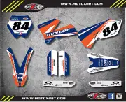 Full Custom Graphic Kit FORCE STYLE decals stickers Fits KTM 85 SX- 2002 - 2005