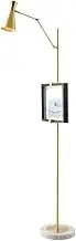 Standing Lamp Chinese Drawing Board Floor Lamp, Creative Iron Art Reading Lamp, Standing Lamp for Living Room Dining Room Study Room Bedroom Bedroom Lamp