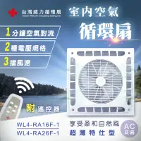 在飛比找momo購物網優惠-【台灣威力】360°室內空氣節能循環扇/輕鋼架扇 扇葉12吋