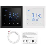 Intelligent Thermostat 16A Floor Heating Temperature Controller with LED Touch Screen 85-265V Electric Heating Control