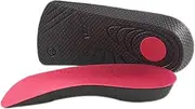 [Generic] Length Orthotic Insoles, High Arch Support Inserts for Flat Feet Plantar Fasciitis Over-Pronation and Foot Pain (Black, M)